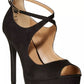 Sapatos femininos Thalia Sodi Chelsie plataforma, pretos, tamanho 10,5 M
