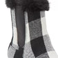 Botas femininas DKNY Bax Wedge Lug Sole, pretas, tamanho 8,5