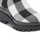 Botas femininas DKNY Bax Wedge Lug Sole, pretas, tamanho 8,5