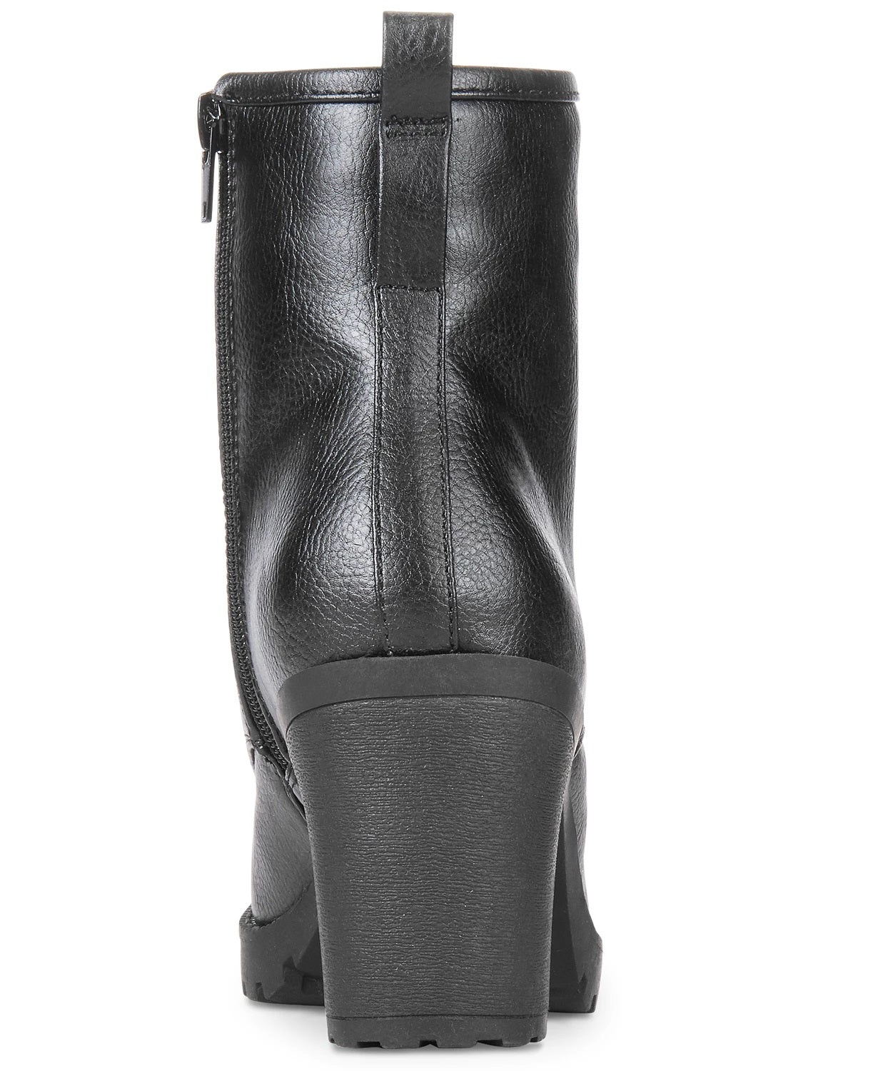 Botas femininas ZIGI SOHO Kourtlan com cadarço, pretas, tamanho 7,5 M