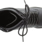 Botas Zigi Soho Kourtlan com cadarço femininas, pretas, tamanho 9 M
