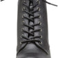 Botas Zigi Soho Kourtlan com cadarço femininas, pretas, tamanho 9 M