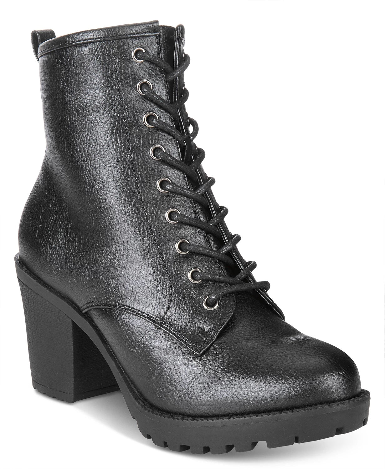 Botas Zigi Soho Kourtlan com cadarço femininas, pretas, tamanho 9 M