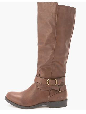 Botas de montaria Madixe femininas Style &amp; Co, marrom, tamanho 5,5 M