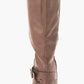 Botas de montaria Madixe femininas Style &amp; Co, marrom, tamanho 5,5 M