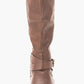 Botas de montaria Madixe femininas Style &amp; Co, marrom, tamanho 5,5 M