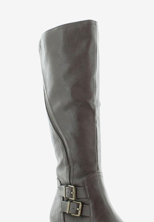 Botas altas femininas Milah da Style &amp; Co, cinza escuro, tamanho 9 M