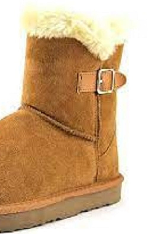Botas de inverno femininas Tiny 2 da Style &amp; Co, marrom escuro, tamanho 6 M