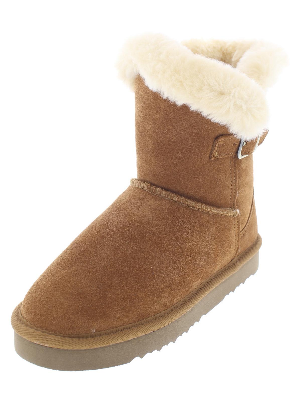 Botas de inverno femininas Tiny 2 da Style &amp; Co, tamanho 5 M, marrom médio