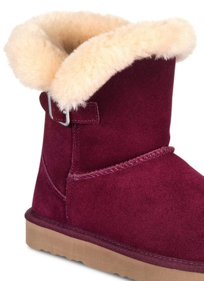 Botas de inverno femininas Tiny 2 da Style &amp; Co, vermelhas, tamanho 9 M