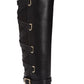 Botas de montaria Thalia Sodi Veronika Wide Calf femininas, pretas, tamanho 7 M
