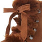 Bota feminina Steve Madden Wharton de pele sintética laranja, tamanho 6 M