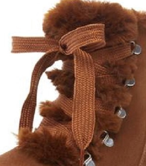 Bota feminina Steve Madden Wharton de pele sintética laranja, tamanho 6 M