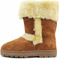 Botas femininas para clima frio Style &amp; Co Witty, tamanho médio, marrom, 5