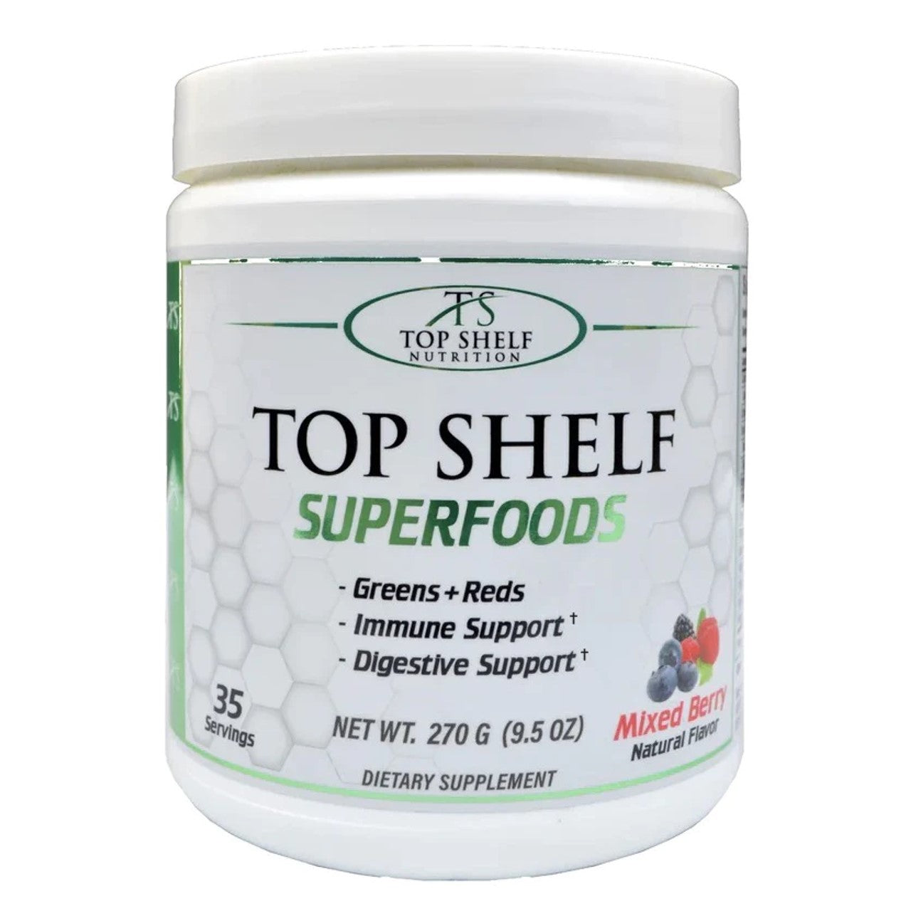 Top Shelf Nutrition Superfoods, suplemento alimentar - 9,5 oz