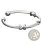 Twisted Cable Knot Adjustable Titanium Steel Bracelet