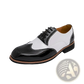 Two-tone Men's Patent Leather Brogue Oxford Shoes