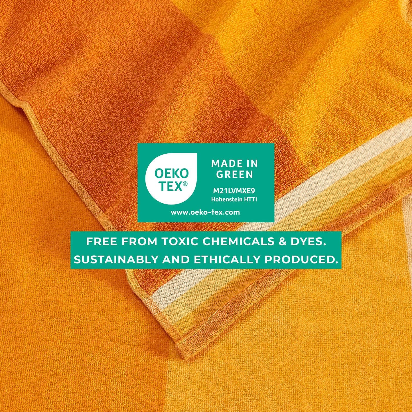 Cotton Velour Cabana Stripe Beach Towel - Novia Collection