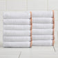 Cotton Border-Stitched 6-Piece Towel Set - Valery Collection
