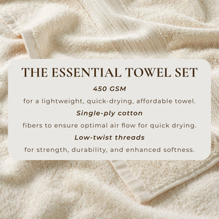 Cotton Terry Bath Towel Set - Cooper Collection