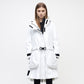 3L Cocoon Coat - White