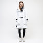 3L Cocoon Coat - White