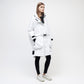 3L Cocoon Coat - White