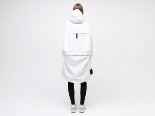 3L Cocoon Coat - White