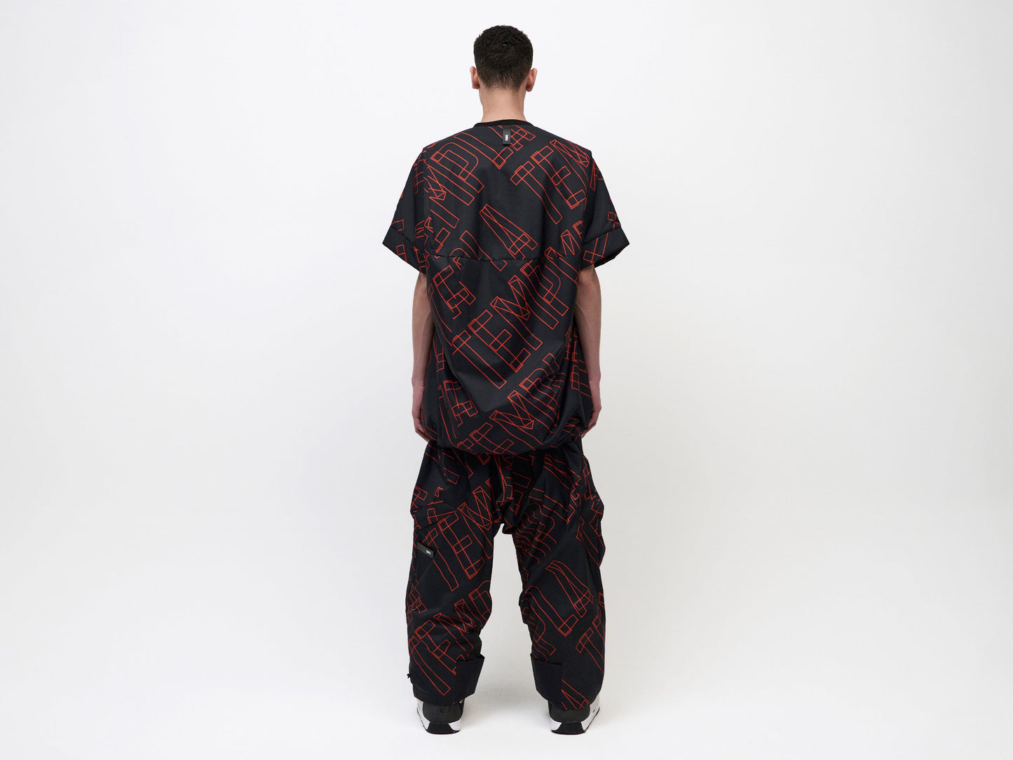 Pipe Cargo Pant - Black