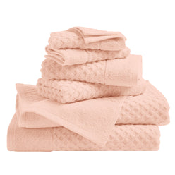 Cotton Diamond Waffle Weave Bath Towel Set - Grayson Collection