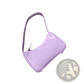 Underarm Shoulder Bag Faux Leather Rectangular Purse