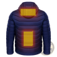 Unisex 9 Zone Electric Heated Hooded Puffer Jacket