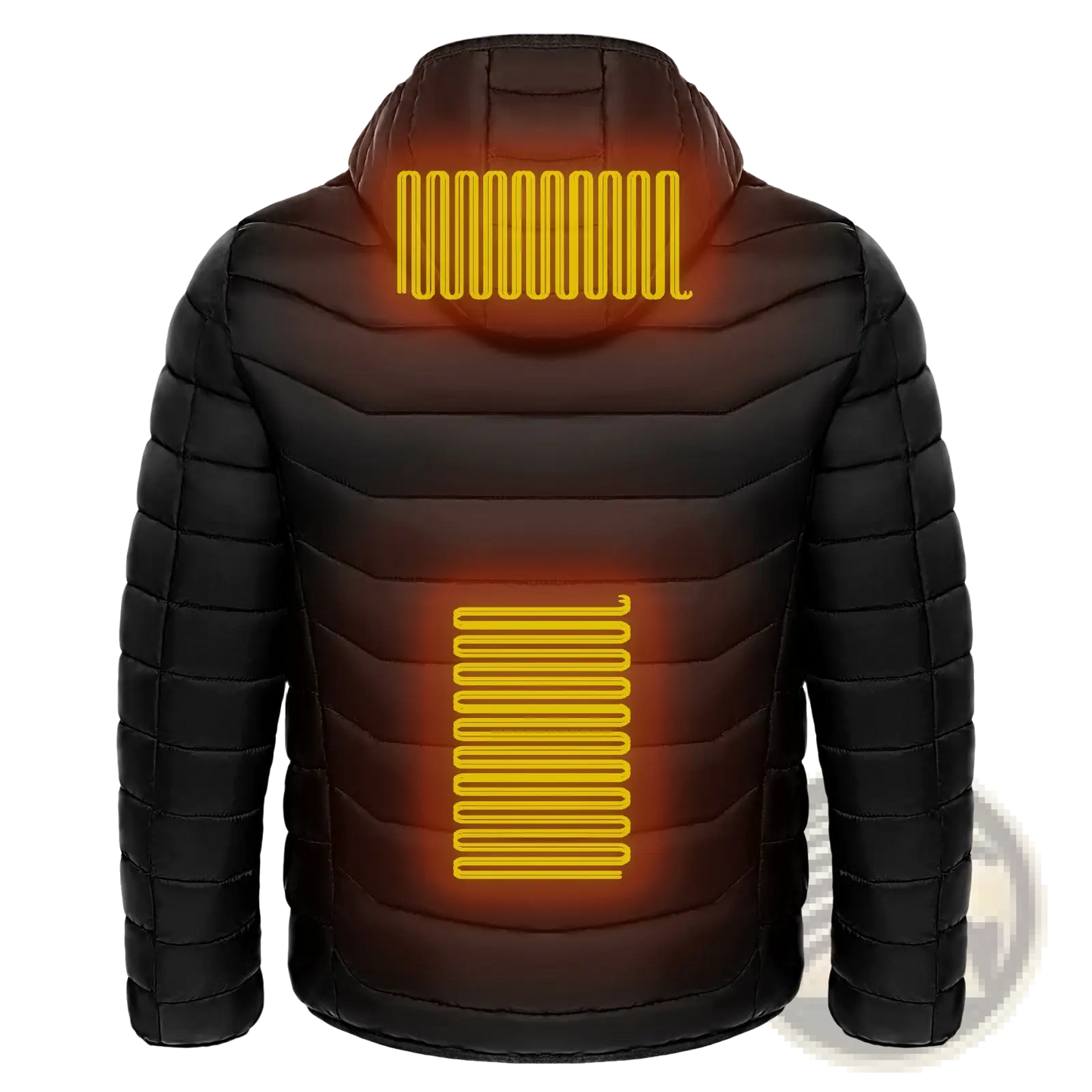 Unisex 9 Zone Electric Heated Hooded Puffer Jacket