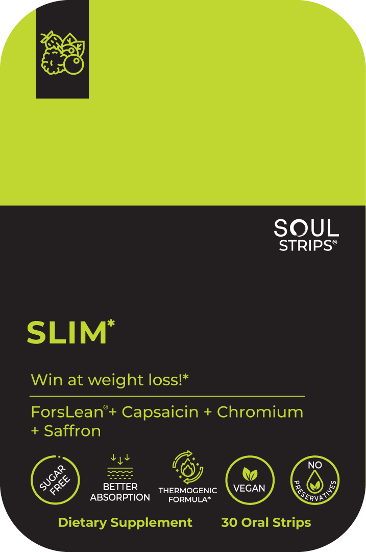 Soul Strips Slim Vegan Sem Açúcar Sabor Frutas Vermelhas 30 Tiras