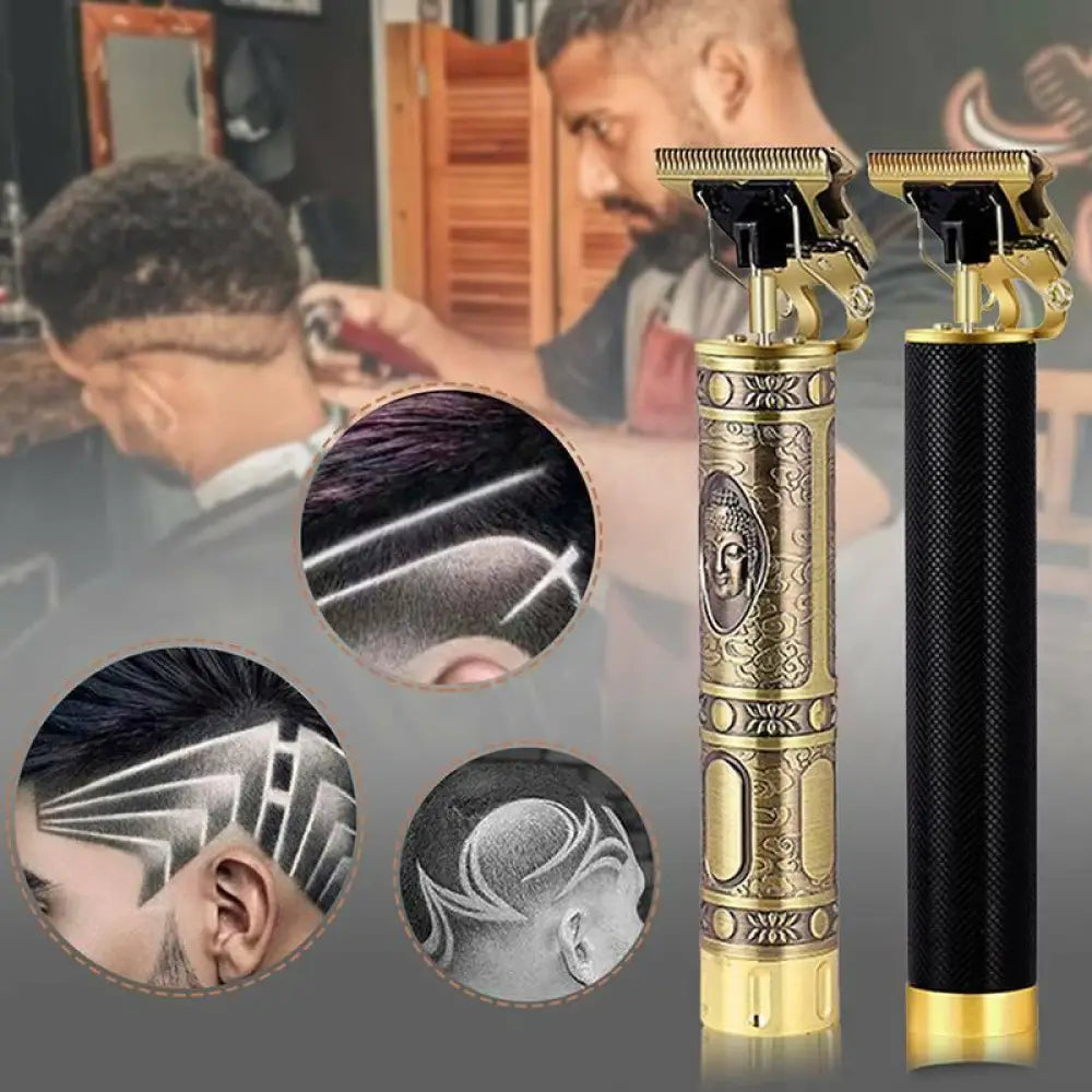 Ornate Gold Cordless Professional Beard and Hair Trimmer