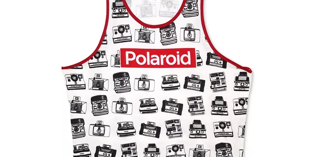 Camiseta masculina estampada Polaroid Changes, branca, tamanho pequeno