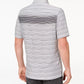 Camisa listrada degradê masculina Alfani preta tamanho grande