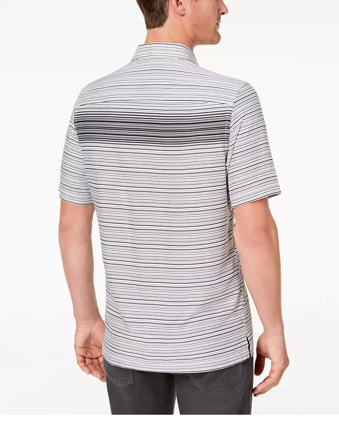 Camisa listrada degradê masculina Alfani preta tamanho grande