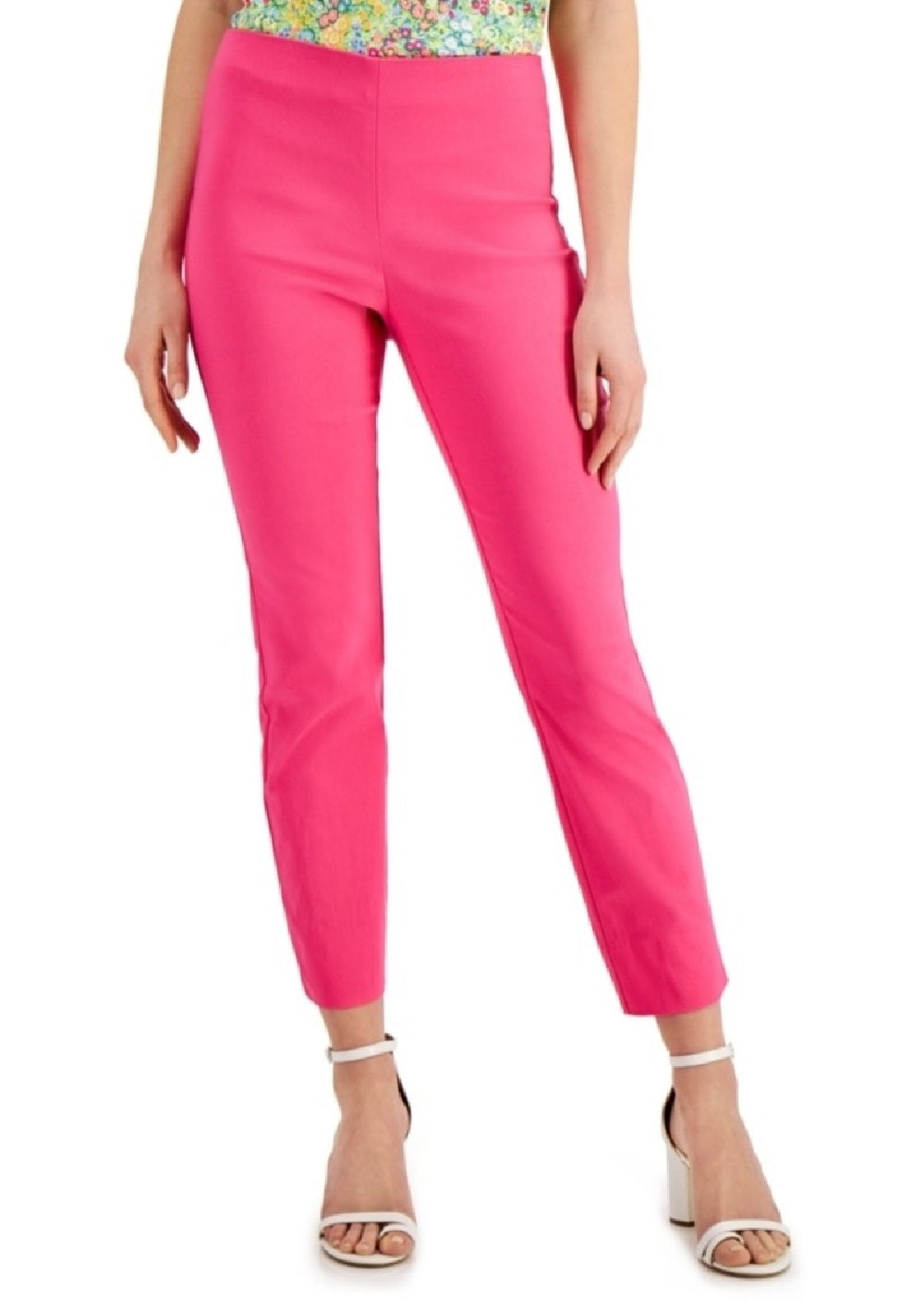 Calça skinny Chelsea Tummy Control feminina Charter Club, rosa escuro, tamanho 4