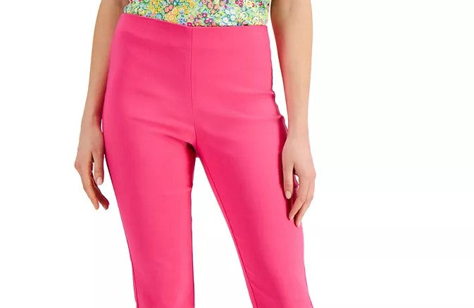 Calça skinny Chelsea Tummy Control feminina Charter Club, rosa escuro, tamanho 4