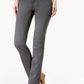 Calça jeans feminina Charter Club Lexington Tummy Control, perna reta, cinza, tamanho 4