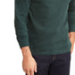 Camiseta masculina Club Room Doubler Crewneck, verde, tamanho médio