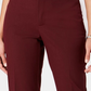 Calça feminina justa no tornozelo Charter Club, tamanho 6, vinho