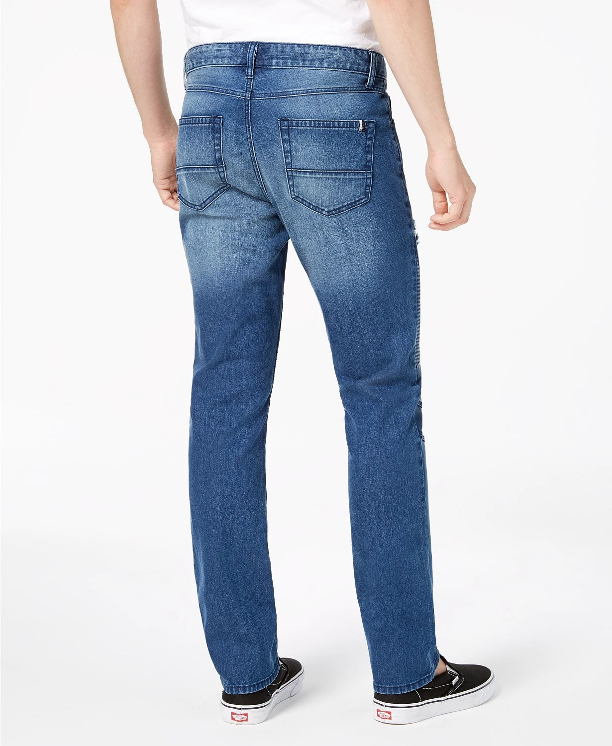 Calça Jeans Moto Slim Fit Masculina American Rag Azul Tamanho 32X34