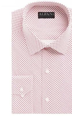 Camisa social masculina AlfaTech by Alfani Slim-Fit Performance Stretch Easy Care, branca, tamanho 17,5 x 34-35