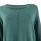Suéter feminino com amarração frontal, estilo &amp; co, verde, tamanho médio