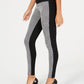 Legging feminina INC International Concepts Petite Houndstooth Front Ponte Back, preta, tamanho 0P