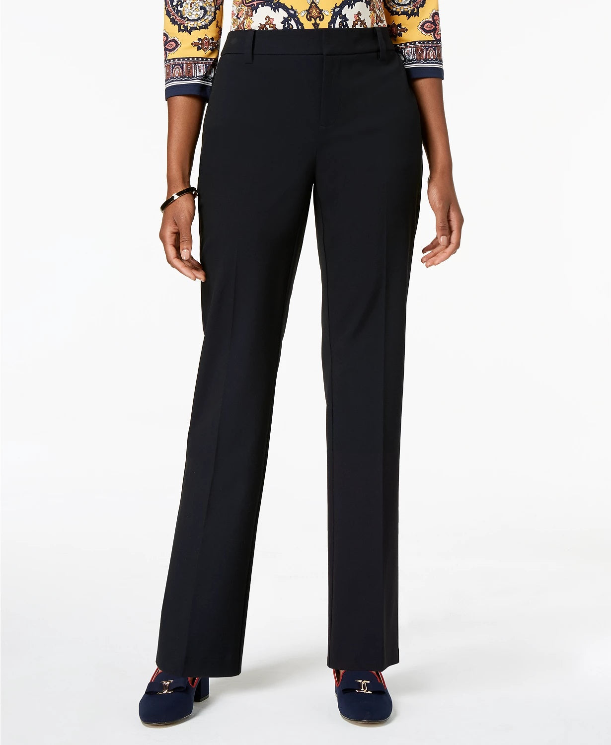 Calças femininas Charter Club verde-escuro tamanho 14