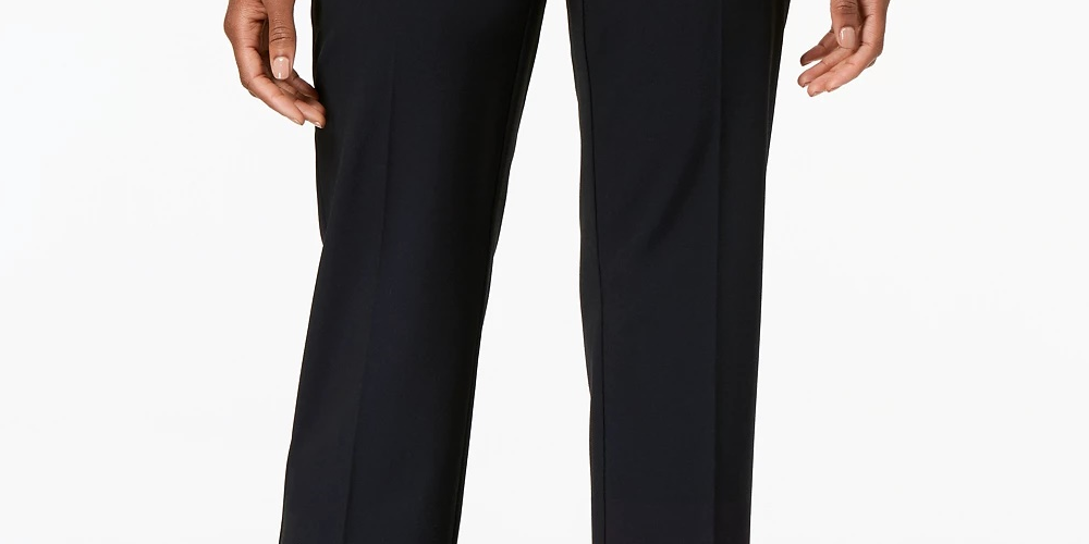 Calças femininas Charter Club verde-escuro tamanho 14