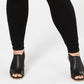 Calças jegging plus size femininas Style &amp; Co, pretas, tamanho 18W